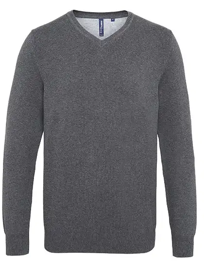 Ansicht 1 – Men´s Cotton Blend V Neck Sweater (AQ042)