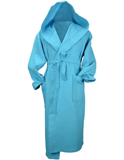 Ansicht 7 – Robezz® Waffle Bathrobe With Hood (AR028)