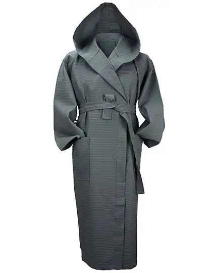 Ansicht 3 – Robezz® Waffle Bathrobe With Hood (AR028)