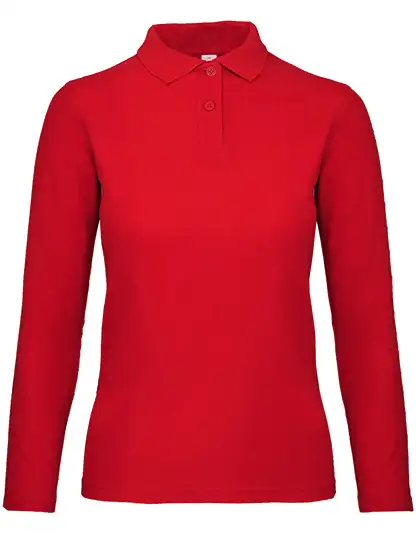 Ansicht 3 – Women´s Long Sleeve Polo ID.001 (BCPWI13)
