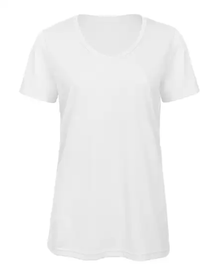 Ansicht 2 – Women´s V-Neck Triblend T-Shirt (BCTW058)