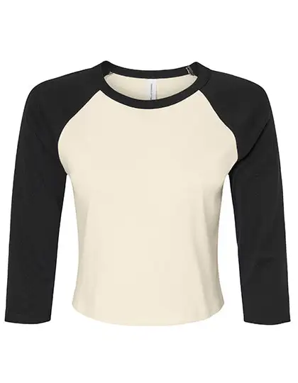Ansicht 6 – Women´s Micro Rib 3/4 Raglan Baby Tee (BL1200)