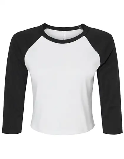 Ansicht 2 – Women´s Micro Rib 3/4 Raglan Baby Tee (BL1200)