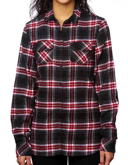 Ansicht 5 – Ladies´ Woven Plaid Flannel Shirt (BU5210)