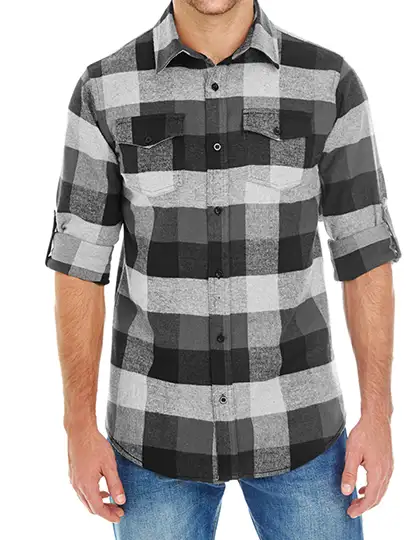 Ansicht 2 – Woven Plaid Flannel Shirt (BU8210)
