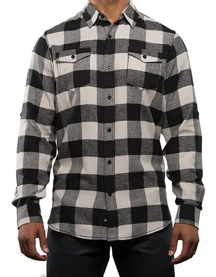 Ansicht 6 – Woven Plaid Flannel Shirt (BU8210)