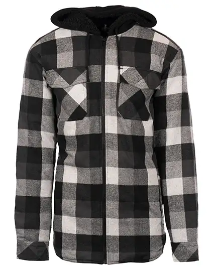Ansicht 2 – Men´s Flannel Jacket With Sherpa Hoodie (BU8620)