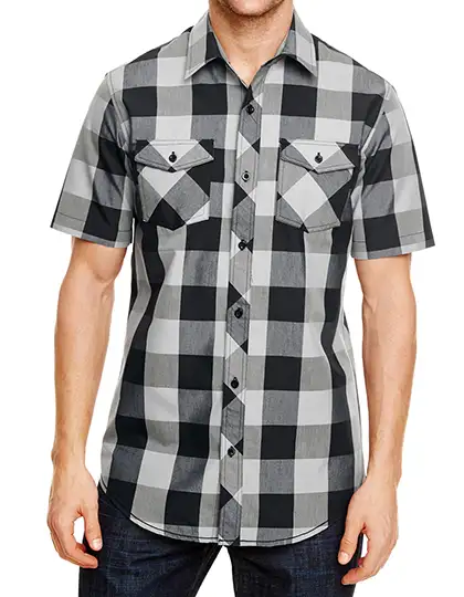 Ansicht 4 – Buffalo Plaid Woven Shirt (BU9203)
