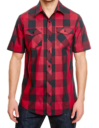 Ansicht 2 – Buffalo Plaid Woven Shirt (BU9203)