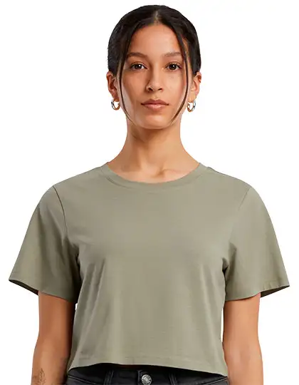 Ansicht 2 – Ladies´ Cropped Tee (BY042)