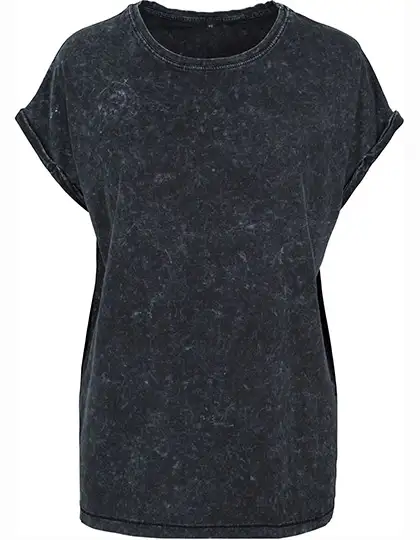 Ansicht 6 – Ladies´ Acid Washed Extended Shoulder Tee (BY053)