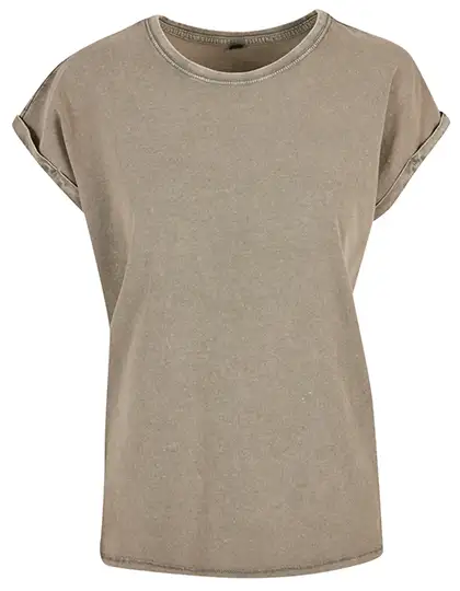 Ansicht 8 – Ladies´ Acid Washed Extended Shoulder Tee (BY053)
