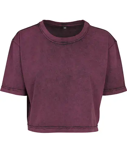 Ansicht 5 – Ladies´ Acid Washed Cropped Tee (BY054)