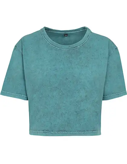Ansicht 1 – Ladies´ Acid Washed Cropped Tee (BY054)