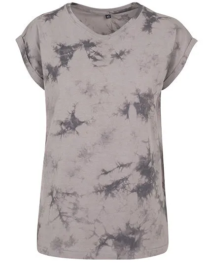 Ansicht 1 – Ladies Batik Dye Extended Shoulder Tee (BY055)