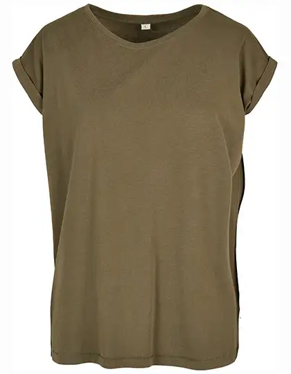 Ansicht 4 – Ladies´ Organic Extended Shoulder Tee (BY138)