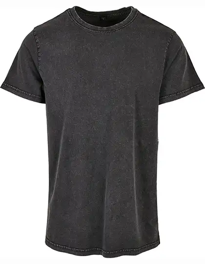 Ansicht 4 – Acid Washed Round Neck Tee (BY190)