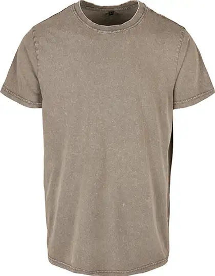 Ansicht 1 – Acid Washed Round Neck Tee (BY190)