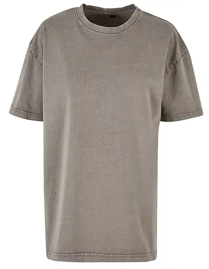 Ansicht 4 – Ladies Oversized Acid Wash Tee (BY270)
