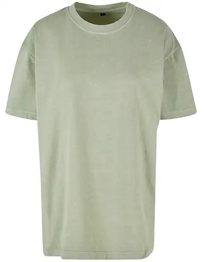 Ansicht 1 – Ladies Oversized Acid Wash Tee (BY270)