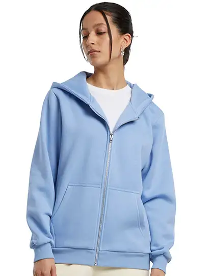 Ansicht 2 – Ladies Fluffy Zip Hoody (BY290)