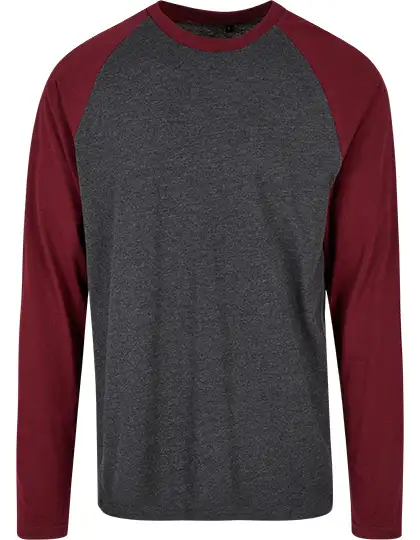 Ansicht 1 – Men´s Contrast Raglan Longsleeve T-Shirt (BYBB023)