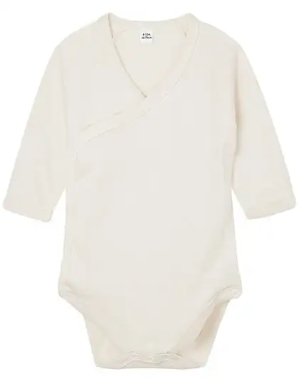 Ansicht 3 – Baby Long Sleeve Kimono Bodysuit (BZ60)