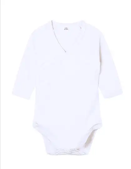 Ansicht 4 – Baby Long Sleeve Kimono Bodysuit (BZ60)