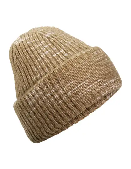 Ansicht 2 – Chunky Knitted Patch Beanie (CB330R)