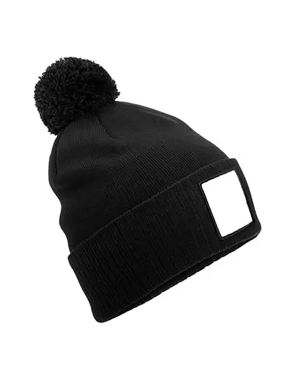 Ansicht 2 – Appliqué Patch Pom Beanie (CB338R)