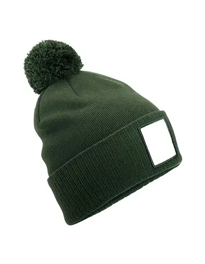 Ansicht 4 – Appliqué Patch Pom Beanie (CB338R)