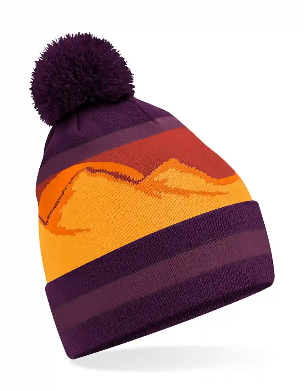 Ansicht 2 – Mountain Peaks Pom Pom Beanie (CB395R)