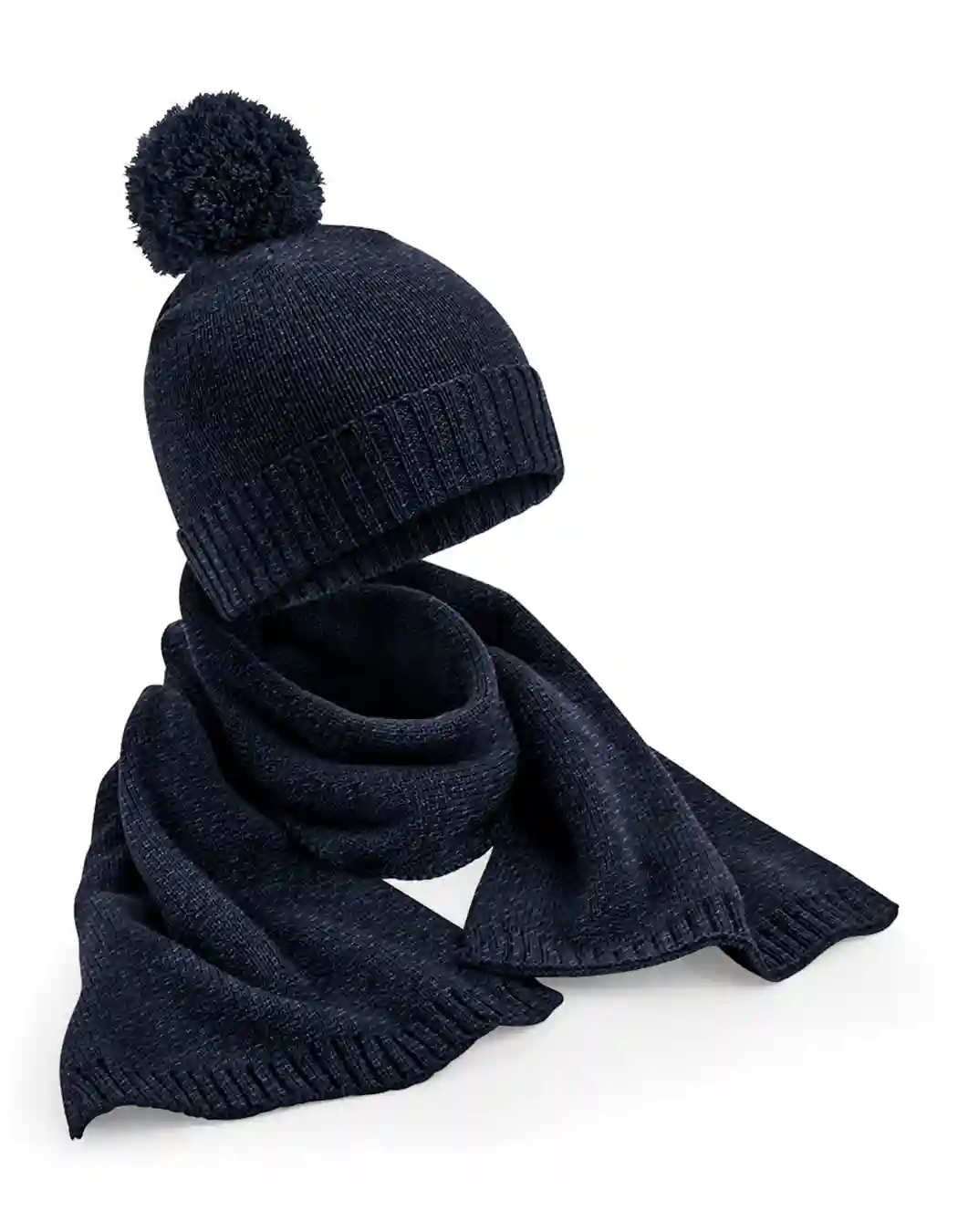 Ansicht 2 – Knitted Scarf and Beanie Gift Set (CB401)
