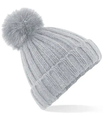 Ansicht 3 – Verbier Faux Fur Pop Pom Chunky Beanie (CB413)