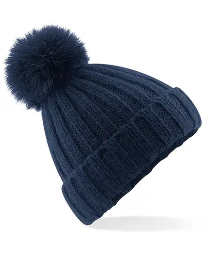 Ansicht 4 – Verbier Faux Fur Pop Pom Chunky Beanie (CB413)