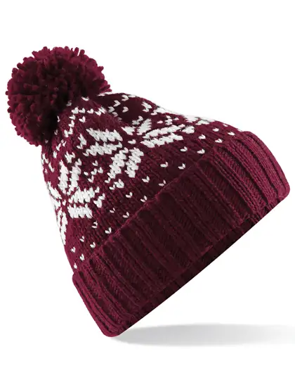 Ansicht 2 – Fair Isle Snowstar® Beanie (CB456)