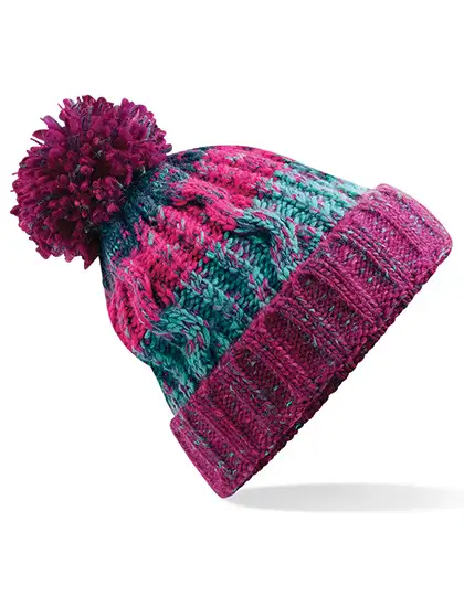 Ansicht 4 – Corkscrew Pom Pom Beanie (CB486)