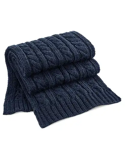 Ansicht 4 – Cable Knit Melange Scarf (CB499)