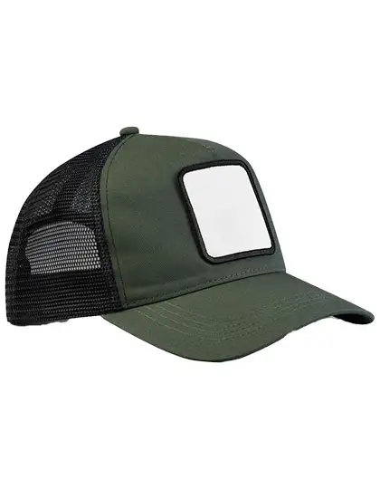Ansicht 2 – Appliqué Patch 5 Panel Trucker (CB636)