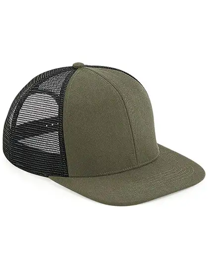 Ansicht 4 – Original Flat Peak 6 Panel Trucker Cap (CB664)