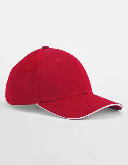 Ansicht 4 – EarthAware® Classic Organic Cotton 6 Panel Cap - Sandwich Peak (CB820C)