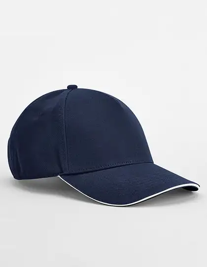 Ansicht 5 – EarthAware® Classic Organic Cotton 5 Panel Cap - Sandwich Peak (CB825C)