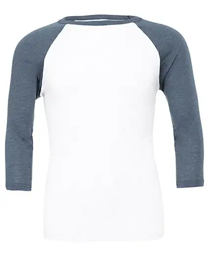 Ansicht 3 – Unisex 3/4 Sleeve Baseball T-Shirt (CV3200)