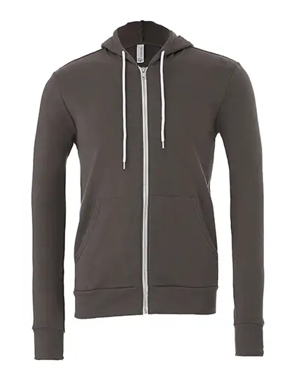 Ansicht 1 – Unisex Poly-Cotton Fleece Full-Zip Hoodie (CV3739)