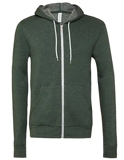 Ansicht 16 – Unisex Poly-Cotton Fleece Full-Zip Hoodie (CV3739)