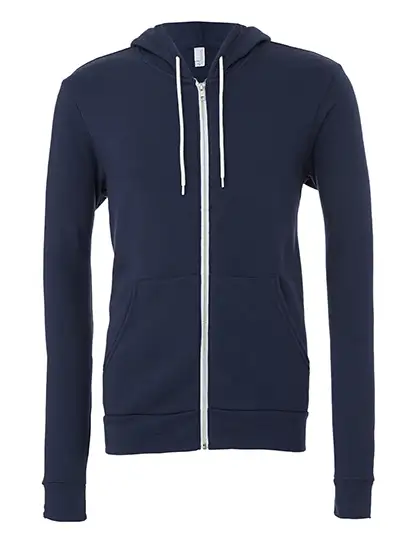 Ansicht 4 – Unisex Poly-Cotton Fleece Full-Zip Hoodie (CV3739)
