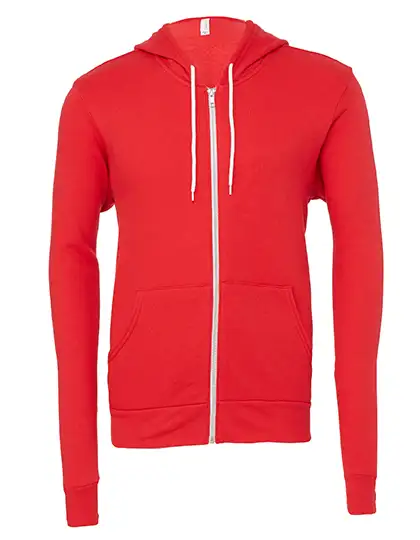 Ansicht 5 – Unisex Poly-Cotton Fleece Full-Zip Hoodie (CV3739)