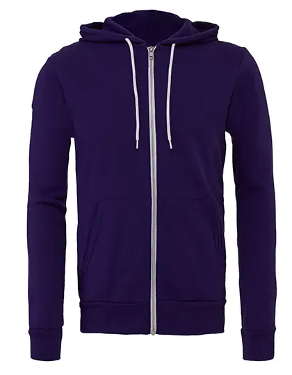 Ansicht 7 – Unisex Poly-Cotton Fleece Full-Zip Hoodie (CV3739)