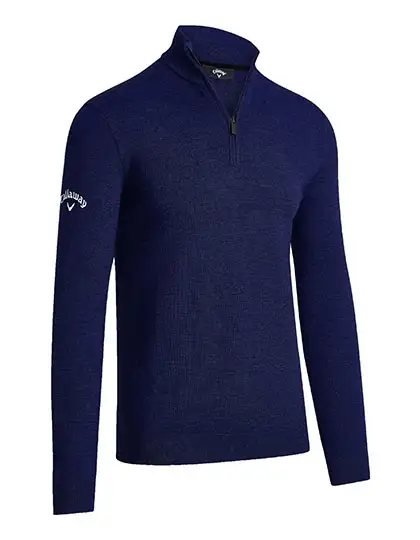 Ansicht 2 – Men´s 1/4 Zipped Merino Sweater (CW351)
