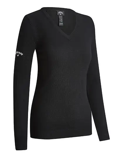 Ansicht 2 – Ladies V-Neck Merino Sweater (CW352)